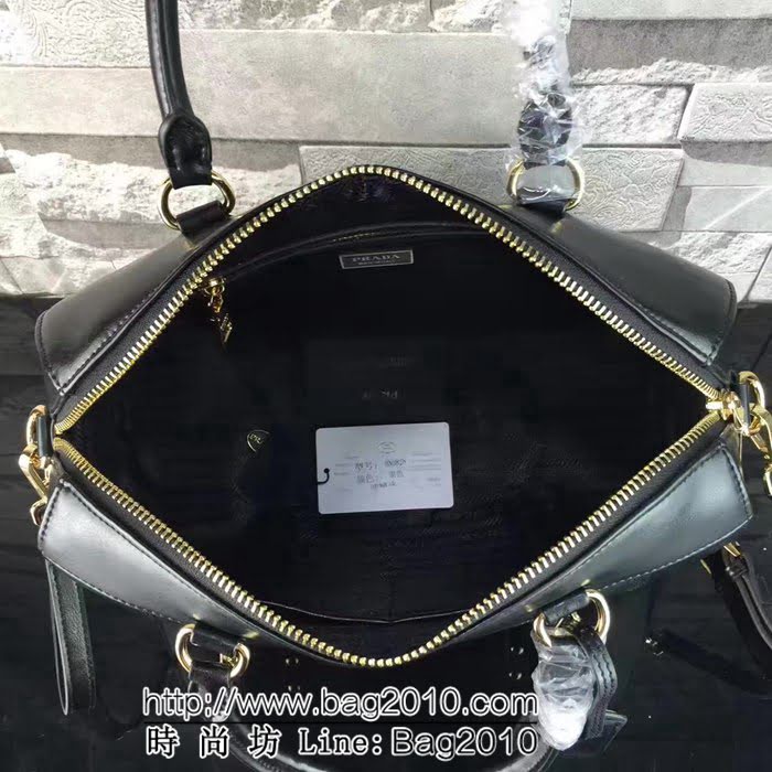 普拉達PRADA原單 PRADA0828原版油臘皮 手提肩背包 PHY1113